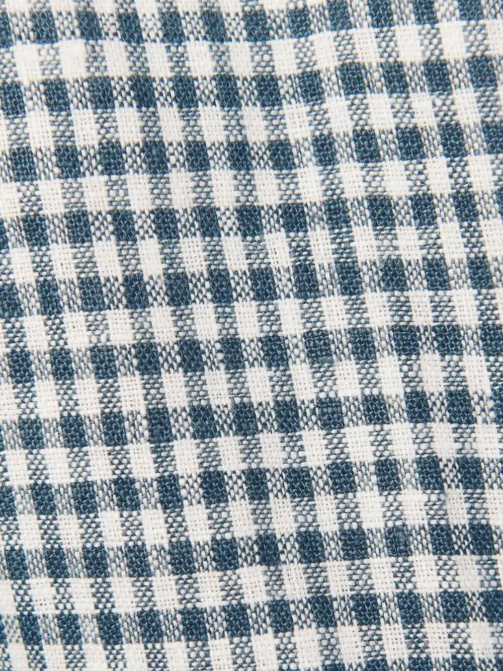 Reformation Balia Linen Dress in Slate Check - Picture 4 of 8